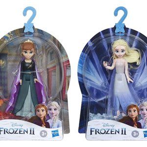 Frozen II Action Figure Small Dolls 4 in Queen Anna and Elsa Disney Princess New